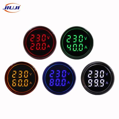 China 22mm Square Digital Display Indicator Frequency Meter Waterproof Led Frequency Meter Ad101-22hzs 0-99hz AD16-22FVAH for sale