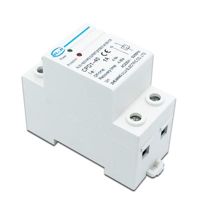 China 1A 1ampere 230W household din rail auto recovery reconnect current limiting protection device protector CPD1-40 for sale