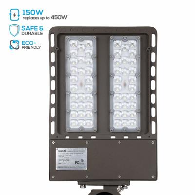 China Industry Parking Lot Pole Light Fixtures Led  / 150w Led Shoebox 5000k for sale