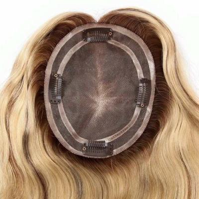 China Straight Hair Topper Remy Human Hair Toupee NPU Straight Touper for sale