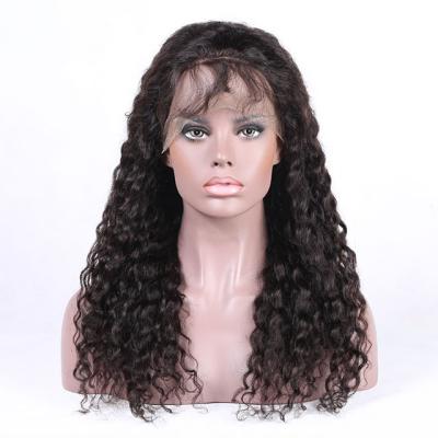 China Hot 100% Virgin Human Hair Deep Wave Unprocessed Lace Wigs Deep Wave Front Wig Lace Frontal Wig Human Hair for sale