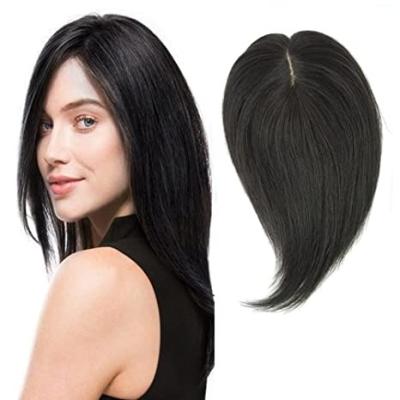 China 2021 Brazilain Hair Brazilian Hair Toppers For Women Cut In For Hair Loss Thinning Hair, Silk Top Base Topper for sale