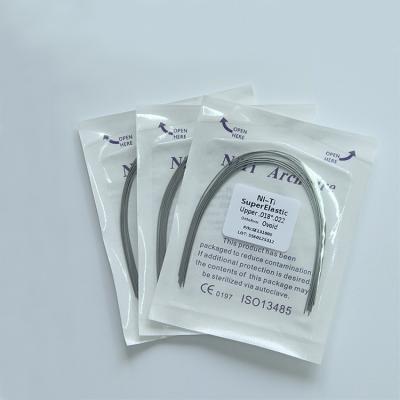 China Metal Fine Quality O-Ring Curve Orthodontic Reverse Niti Arch Wires Niti Arch Dental Floss for sale