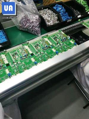 中国 ナイロン鎖2.4MのすくいのコンベヤーのPCBアセンブリのための自動挿入機械 販売のため