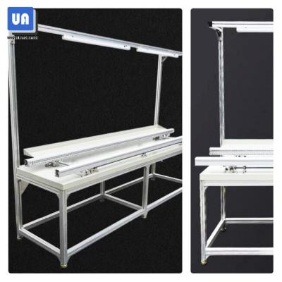 China Van het Kadersmt van het aluminiumprofiel Lopende band Antistatische 2.4M Dip Conveyor Te koop