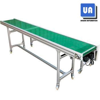 China Anti static Conductive Flat Belt Conveyor 50-400mm Width for sale