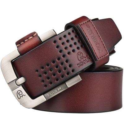 China High Quality Cowhide Mens Designer Belt Genuine Leather Custom Belt for sale