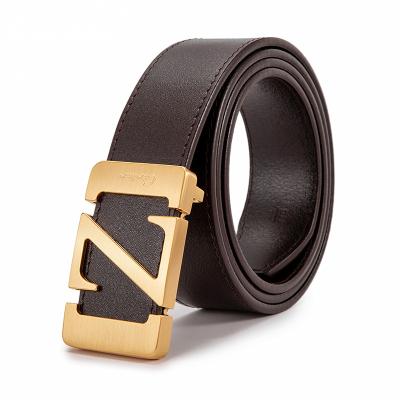 China 2020 new fashion high quality brand designer belt slide famous buckle belt genuine leather belt for men for sale