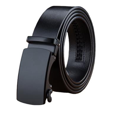 China High Quality Genuine Leather Automatic Belt Men's Automatic Buckle Belts For Men for sale