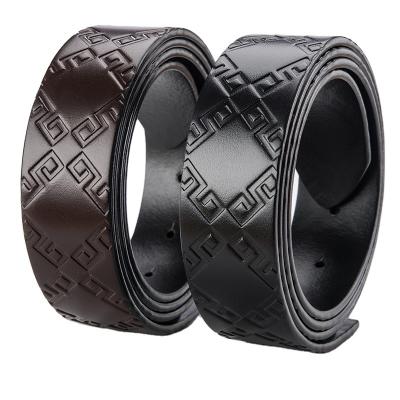 China Comfortable Leather Men Belts Genuine Italian Cowhide Leather Belt Strap Custom Made For Belt Making for sale