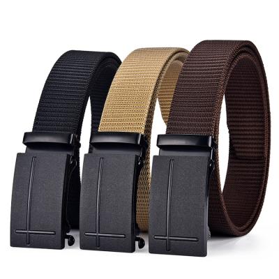 China High quality fabric braided woven elastic belt stretch canvas belt golf belt factory wholesale for sale