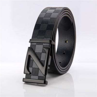 China Fashion.Casual Wholesale Amazon Best Seller High Quality Genuine Leather Belt Men's Pure Leather Belt With Alloy Slide Buckle for sale