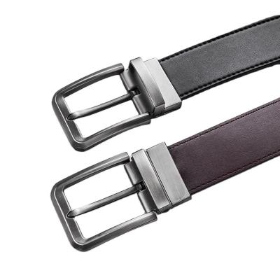 China Fashion.Casual.Business Reversible Leather Belt Men Leather Reversible Belt With Buckle For Men for sale