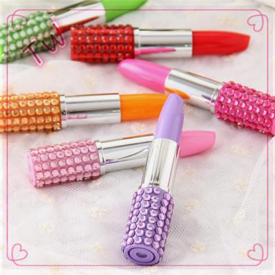 China 2021 Top Sale Galley & 2021new school ball pen stationery product china factory supply innovative lipstick design personalized029 pens for sale