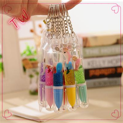 China 2021 Top Sale Galley & hot sale chinese school ballpoint pen Yiwu stationery ECO market plastic material pens with chain wholesale can carry tip cheap pen021 for sale