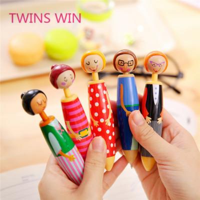 China Promotional cheap plastic ball kawaii Pen Wholesale plastic tip pens451 stationery for sale