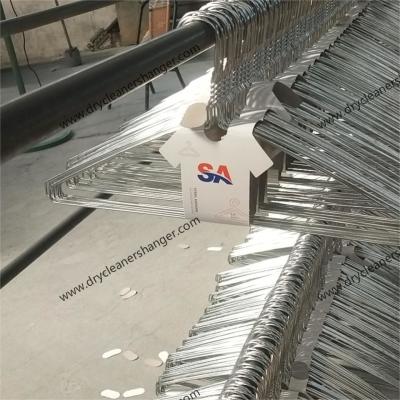 China Hanger Package 500 Pcs Per Carton Galvanized Iron Wire Hangers For Clothes for sale