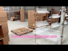 white color laundry wire hanger production