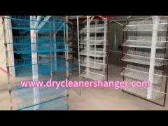 powder coated wire hanger baking system