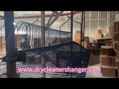 blue color hanger production process