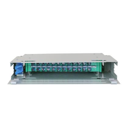 China FTTX New FTTX hot sale 24F fiber optic patch panel fiber optic distribution frame for sale