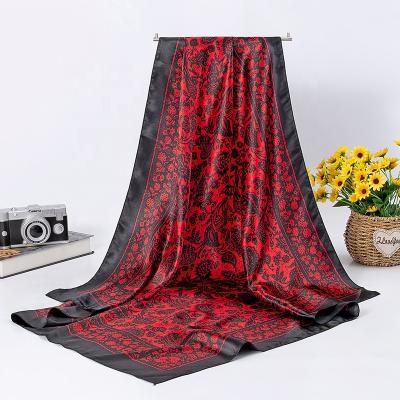 China New Fashion Russian Style Shawl Hot Sale Fashion Custom Printed Rectangular Korean Women's Protective Scarf for sale