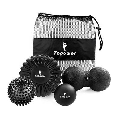 China Blood Circulation Hand Ball Muscle Recovery Massager Roller Ball Set and Spiky Massage Ball for sale