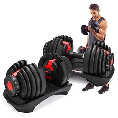 China Adjustable Weightlifting Body Fitness Dumbbell Dumbbell Discs for sale