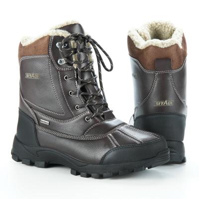 China 2020 Wholesale Unique Good Selling Rubber High Quality Waterproof Large Size Men Snow Boots For Winter for sale