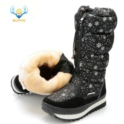 China Fashion Thermal Waterproof Winter Good Quality Ankle Black Short Snow Boots For Women for sale