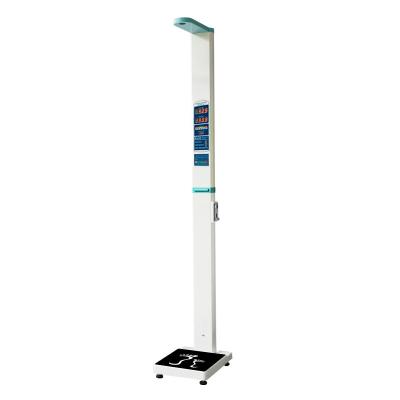 China Clinic/hospital/sell popular 500kg height ultrasonic weight scale machine boarding and handling 300 height and weight measuring medical body scale for sale