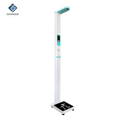 China Metal Cabinet BMI Folding Digital Body Fat Height And Weight Scale 200kg Weighing Measurement Scales For Pharmacies for sale