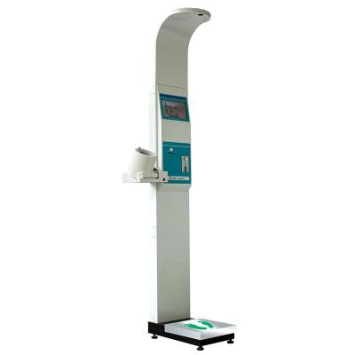 China Height Measurement Bmi Blood Pressure Height And Weight Machine Measuring Scale With Panel And Touch Printing for sale