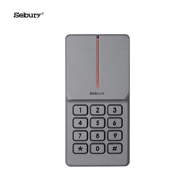 China Metal Sebury sKey2 Outdoor and Indoor IP65 125KHz Entrance and 13.56MHz Card Reader Wiegand RFID Standalone Access Control for Home/Villa for sale