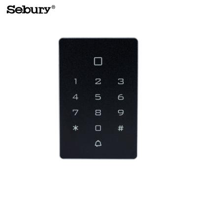 China Sebury Access Control 2000 users touch screen keypad rfid card reader for sale