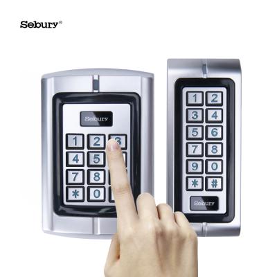 China Waterproof/Sebury Door Entry Security Control System 125KHz Waterproof Card Reader Waterproof Metal Keypad 2 Standalone Access Control for sale