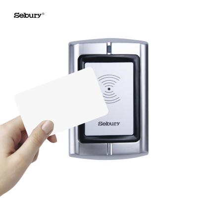 China Sebury Metal Customized Waterproof Metal RFID Card Reader For Door Access Control Security System for sale