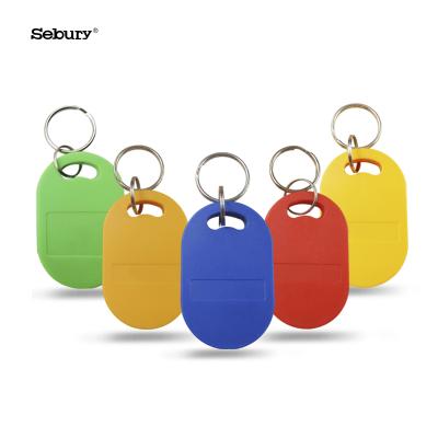 China WC Sebury waterproof appearance fashion 13.56Mhz ABS logo RFID key chain/keyfob/key tag custom printable for sale