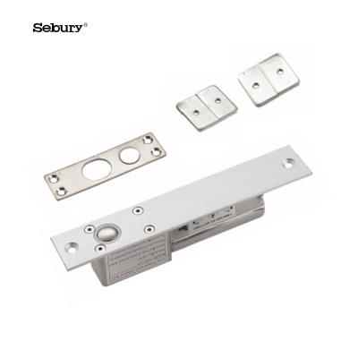 China Smart Keyless Access Control Sebury System Delay Door Electric Return Bolt Lock 12v Electric Drop Bolt Lock for sale