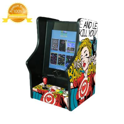 China 18mm MDF Wood 60 in 1 Desktop Table Top Retro Arcade Game Machine For Sale, Mini Bartop Arcade Cabinet for sale