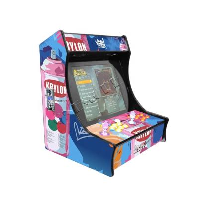 China Bartop Arcade Machine For Sale, Best Bartop Arcade Cabinet Stand, Cheap Bartop Wooden Arcade Stand 2 MDF Player for sale