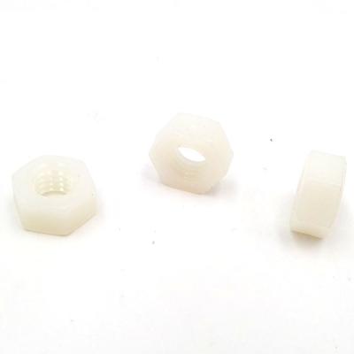 China Heavy Industry Factory Direct Sale PP Nylon Plastic Hex Nuts for sale