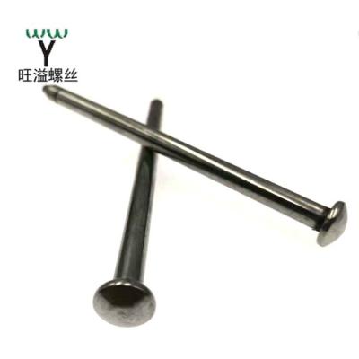 China Stainless Steel Head Flat Non-Standard Flat Round Pin for sale