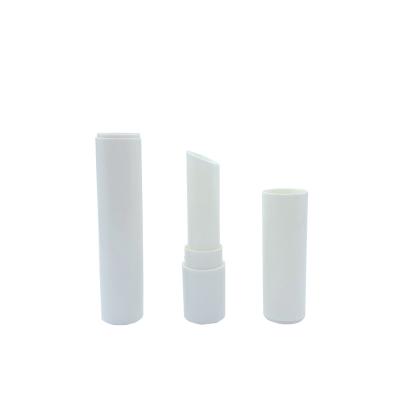 China New mini lipstick tube package empty lipstick tube container wholesale custom made plain white round tube lip balm eco-friendly for sale