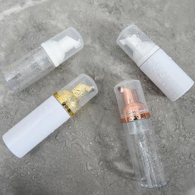 China Personal Care Factory Price 30ml 50ml 80ml 100ml Plastic Bottle Pink Round Pet Bottle Pump Foam Soap Bottle for sale