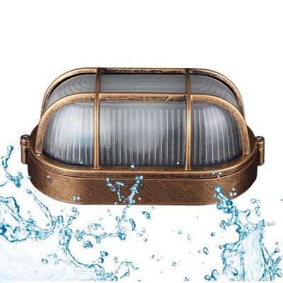 China Industrial Explosion-proof oval waterproof wall lamp vintage outdoor and indoor light accessories sauna patio patio light for sale