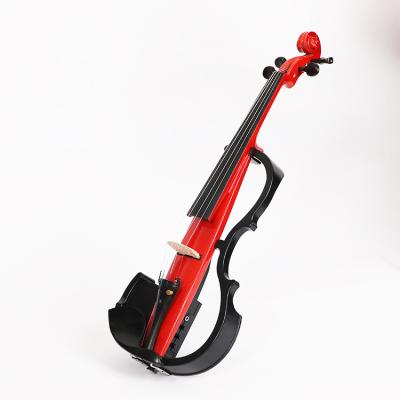 China Solidwood factory price handmade acoustic electric violin for students for sale