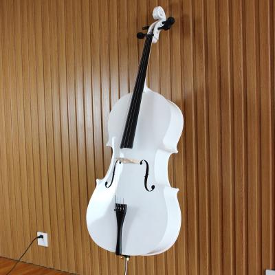 China Linden Plywood Popular Natural Professional Musical Instrument White Cello 4 4 for sale