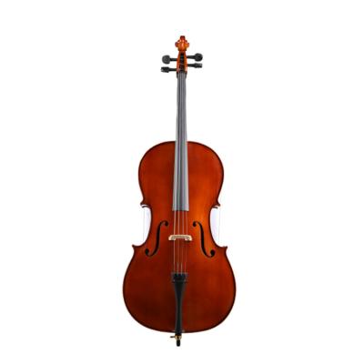 China Linden Plywood High Grade Burst Color Solidwood Cello Instruments For Student Use for sale