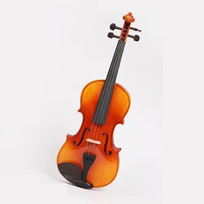 China Brand Select Brown Spruce Luster Porcelain Maple Back Flamed Hand Made Violin for sale